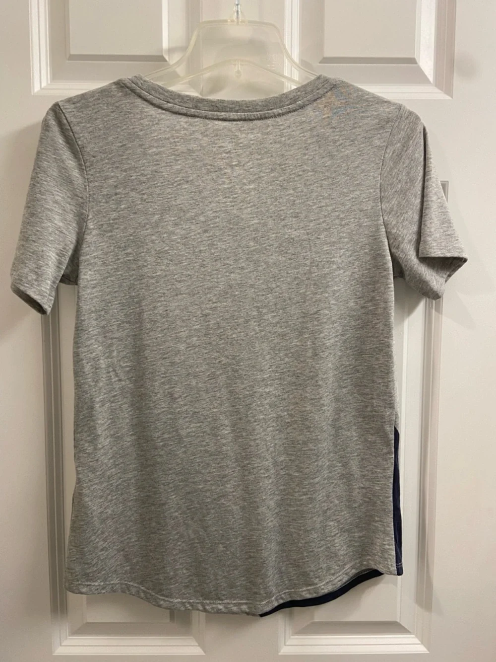 Women's Nike WVU T Shirt Medium Grey Black Blue West Virginia Mountaineers - Picture 3 of 8